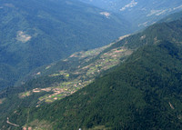 Flying into Bhutan