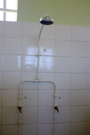 Shower in Mandela's Building